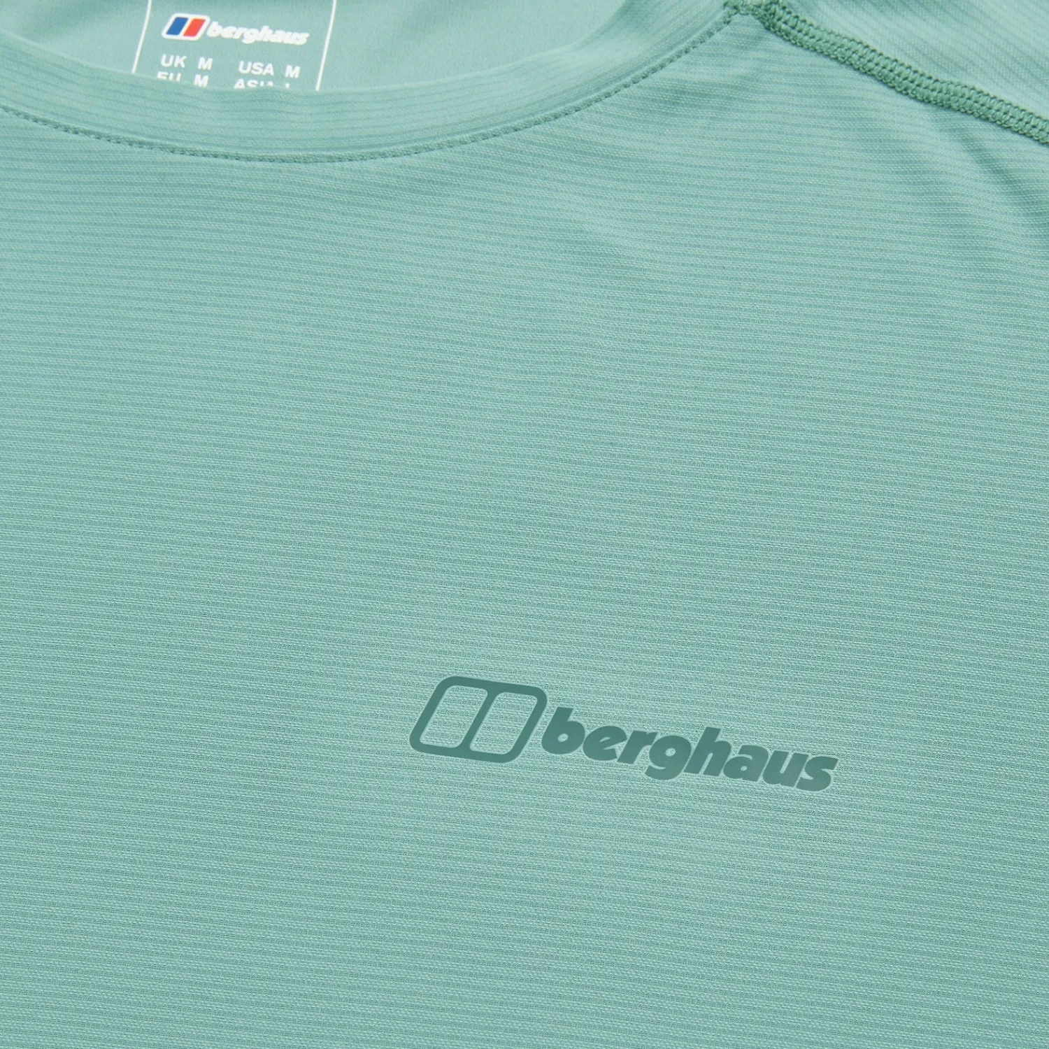 Berghaus Men's 24/7 Crew Long Sleeve Tech Tee - Green New