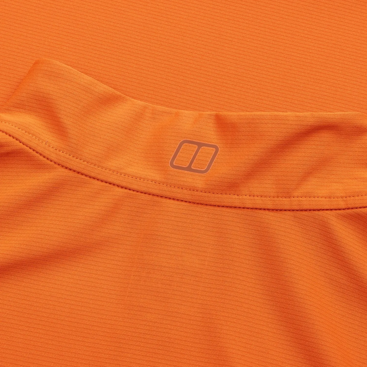 Berghaus Men's 24/7 Half Zip Long Sleeve Tech Tee - Orange Fashion