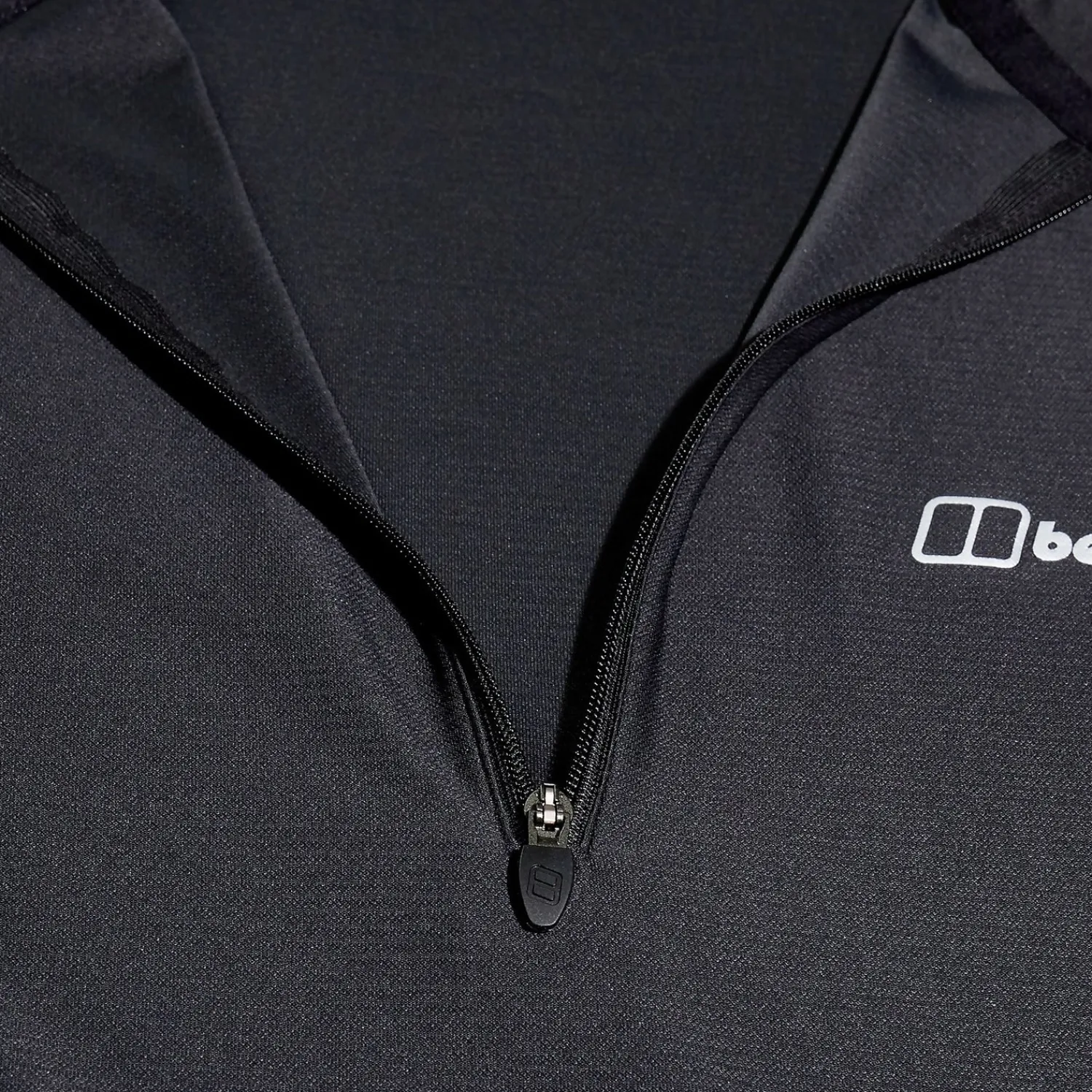 Berghaus Men's 24/7 Tech Tee Long Sleeve Half Zip - Black Clearance