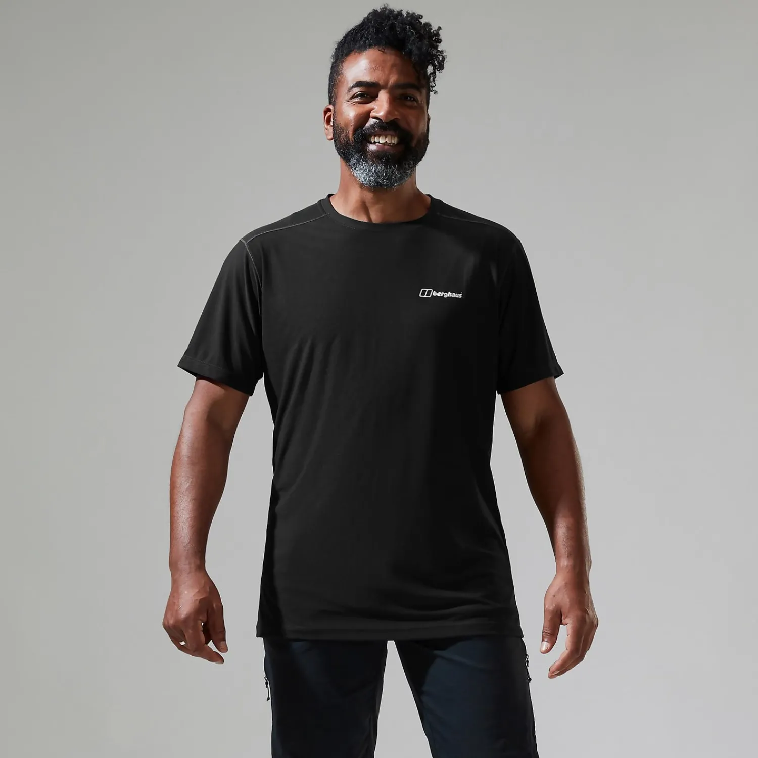 Berghaus Men's 24/7 Tech Tee Super Stretch Crew - Black Sale
