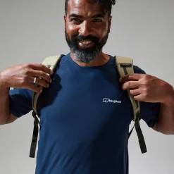 Berghaus Men's 24/7 Tech Tee Super Stretch Crew - Dark Blue Fashion