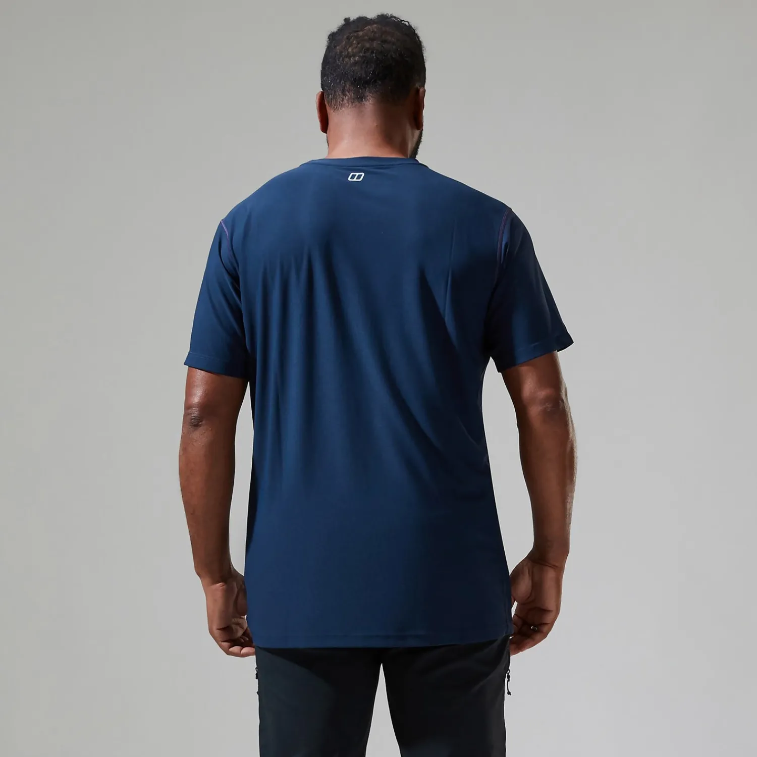 Berghaus Men's 24/7 Tech Tee Super Stretch Crew - Dark Blue Fashion