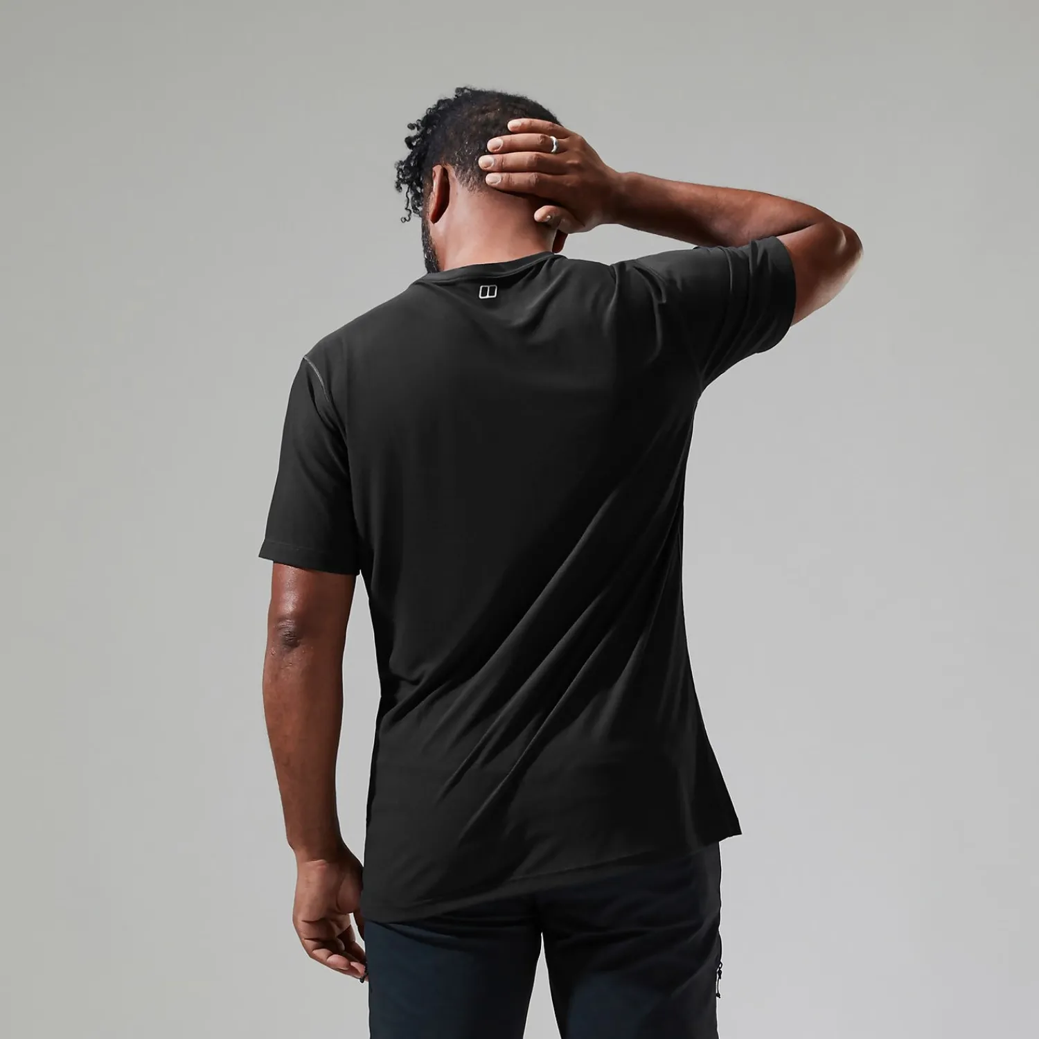 Berghaus Men's 24/7 Tech Tee Super Stretch Crew - Black Sale