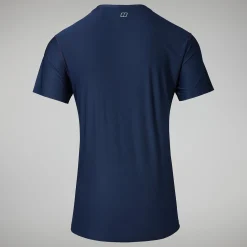 Berghaus Men's 24/7 Tech Tee Super Stretch Crew - Dark Blue Fashion
