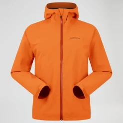 Berghaus Men's Arnaby Hooded Waterproof Jacket - Orange Online