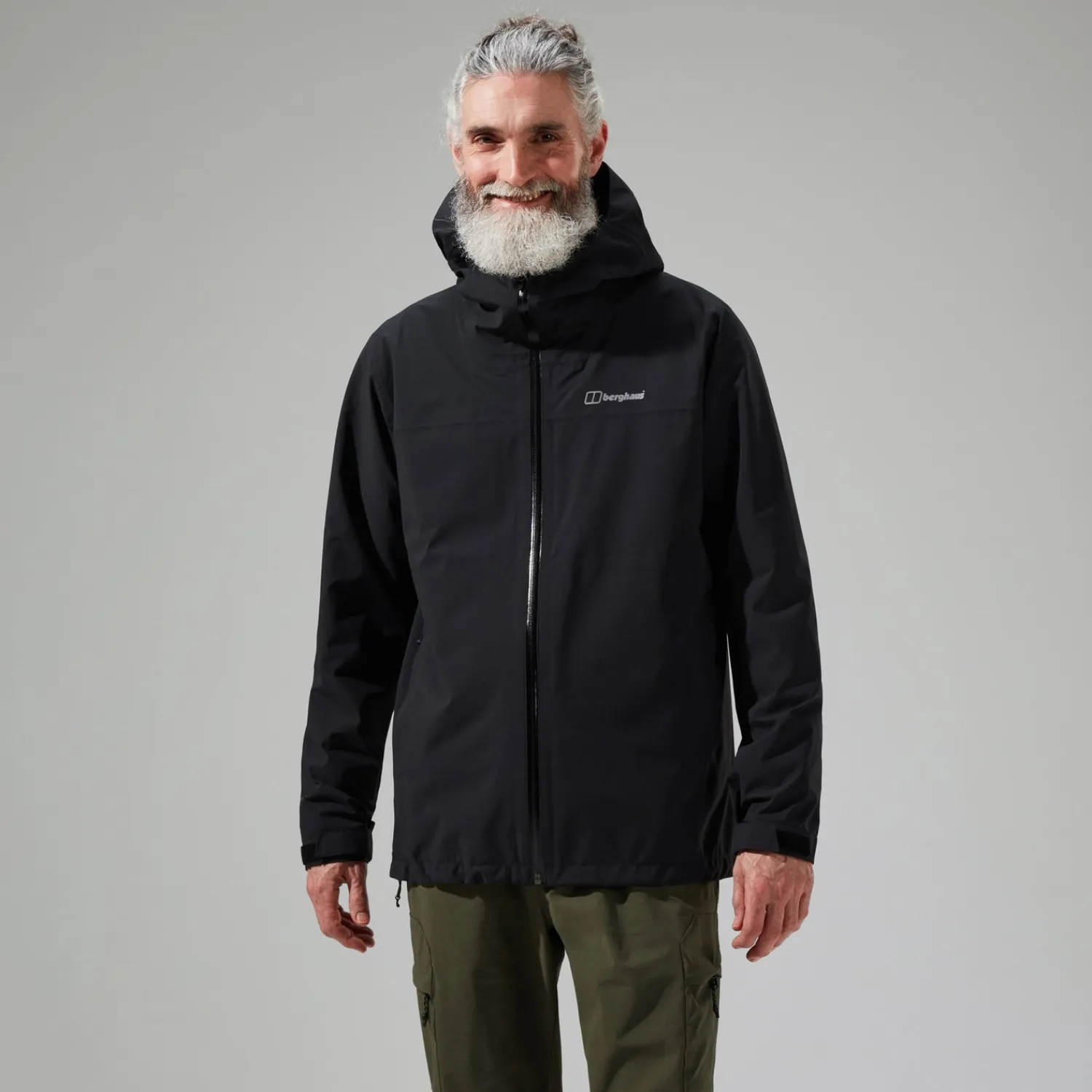Berghaus Men's Arnaby Hooded Waterproof Jacket Black Sale