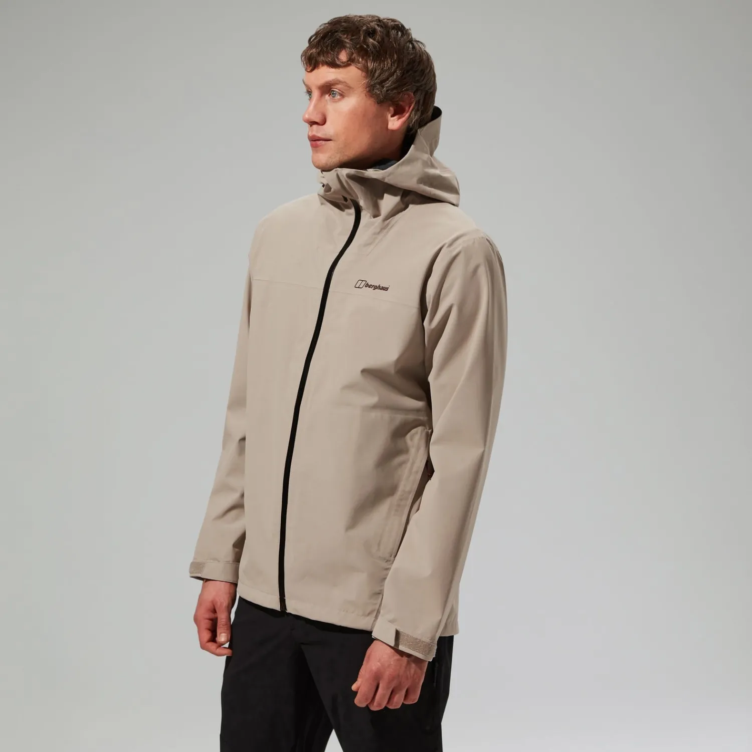 Berghaus Men's Arnaby Hooded Waterproof Jacket - Grey Outlet