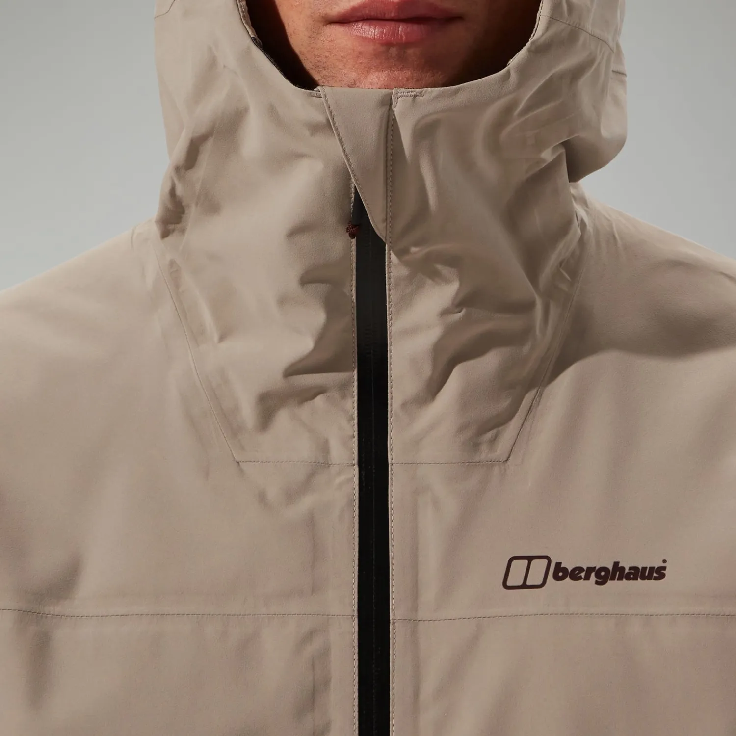 Berghaus Men's Arnaby Hooded Waterproof Jacket - Grey Outlet