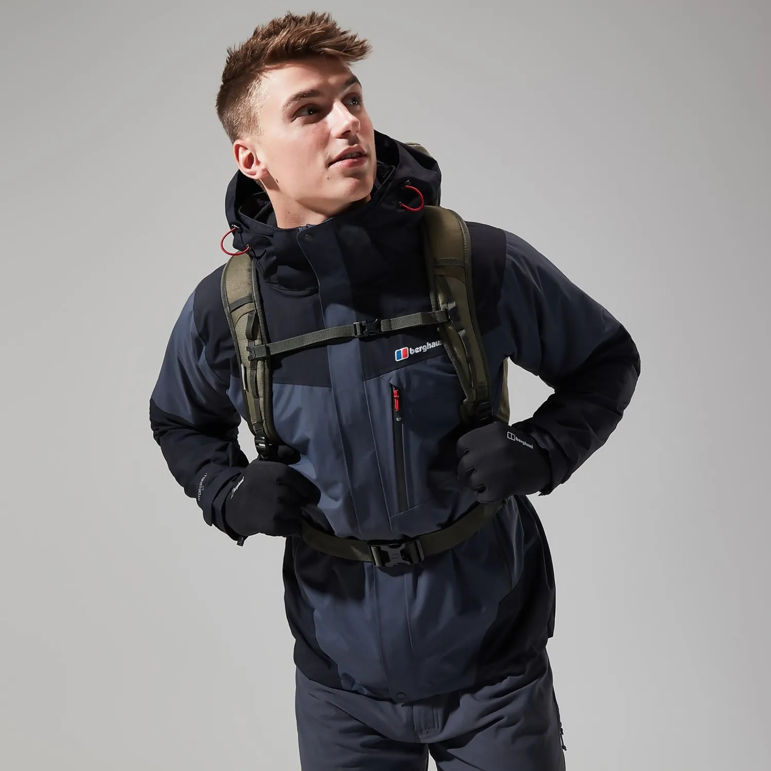 Berghaus Men's Arran Jacket - Dark Grey/Black Hot