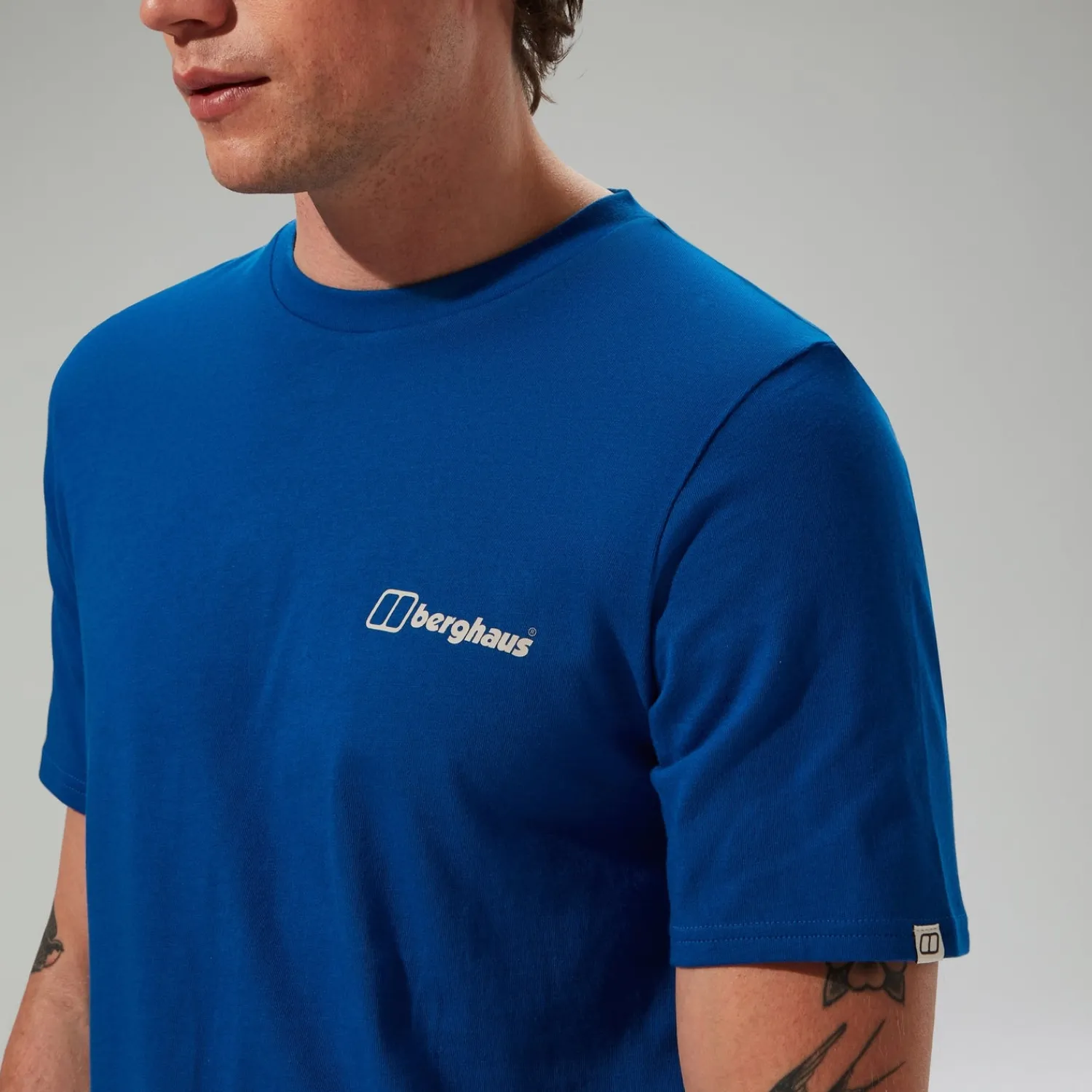 Berghaus Men's Art Short Sleeve T-Shirt - Blue Fashion