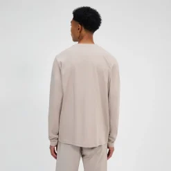 Berghaus Men's Big Logo Long Sleeve Tee - Grey Hot