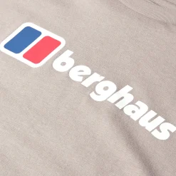 Berghaus Men's Big Logo Long Sleeve Tee - Grey Hot