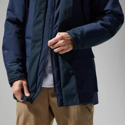 Berghaus Men's Breccan Insulated Waterproof Parka - Blue Discount