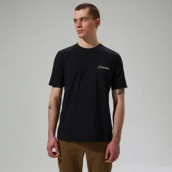 Berghaus Men's Cheviot Box Logo Short Sleeve T-Shirt - Black Online