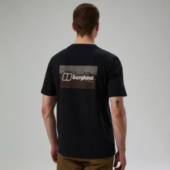 Berghaus Men's Cheviot Box Logo Short Sleeve T-Shirt - Black Online