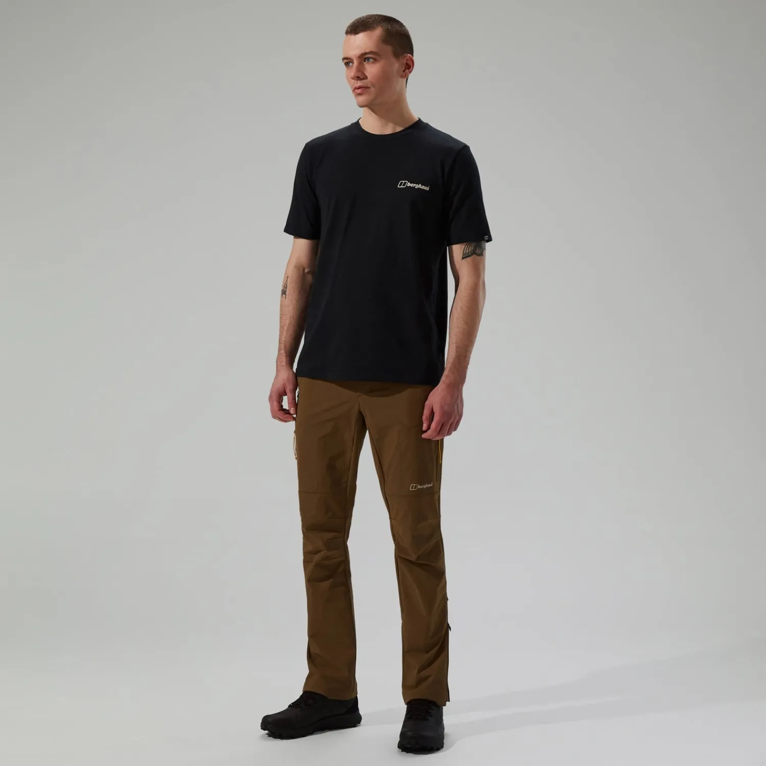 Berghaus Men's Cheviot Box Logo Short Sleeve T-Shirt - Black Online