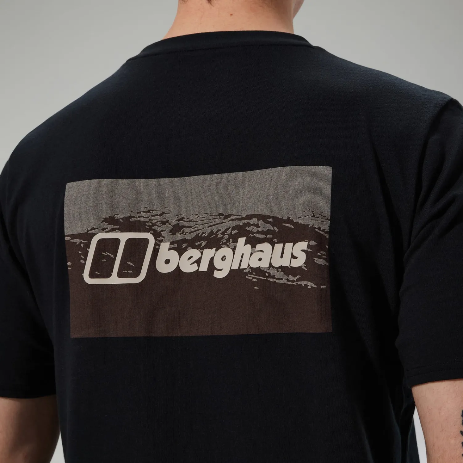 Berghaus Men's Cheviot Box Logo Short Sleeve T-Shirt - Black Online