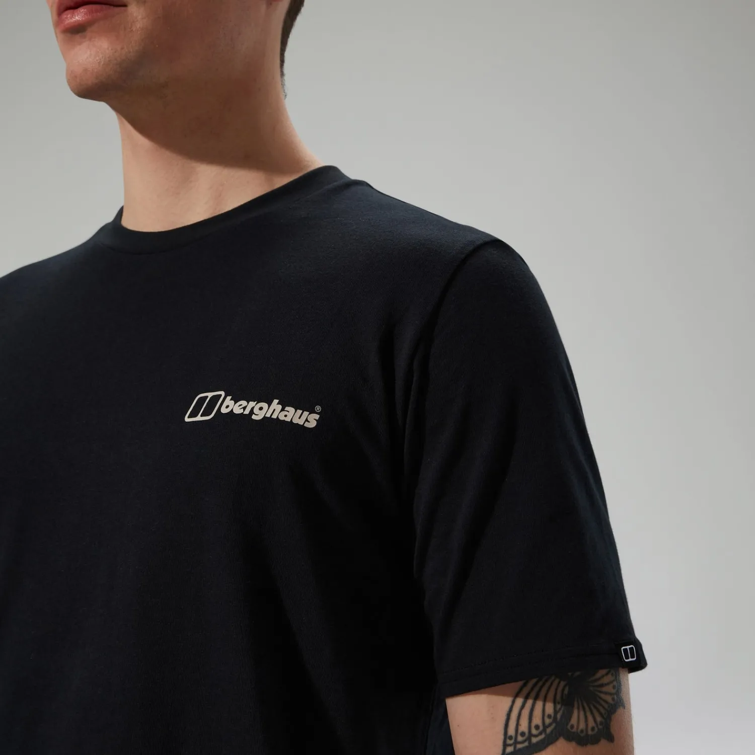 Berghaus Men's Cheviot Box Logo Short Sleeve T-Shirt - Black Online