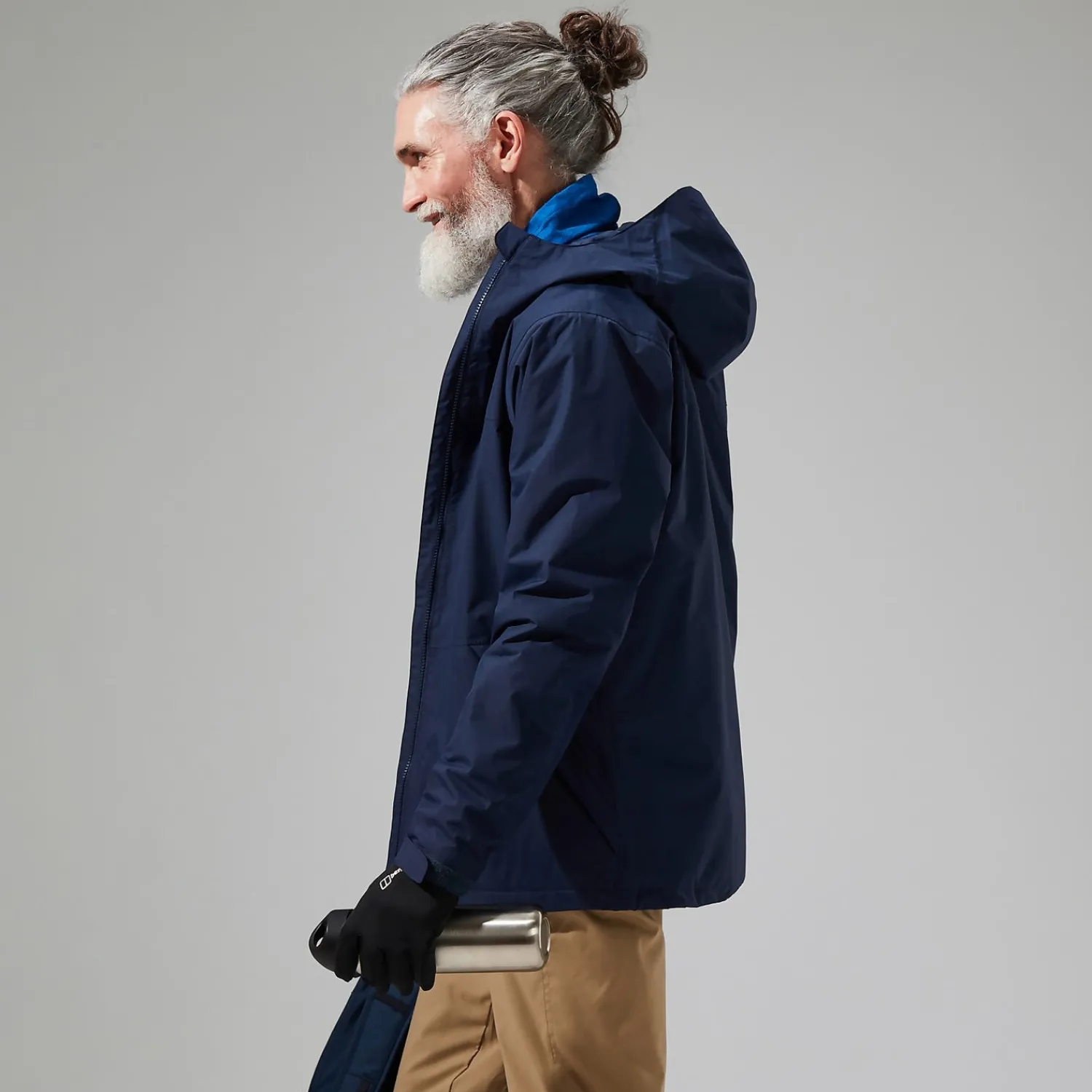 Berghaus Men's Deluge Pro 2.0 Insulated Waterproof Jacket - Blue New