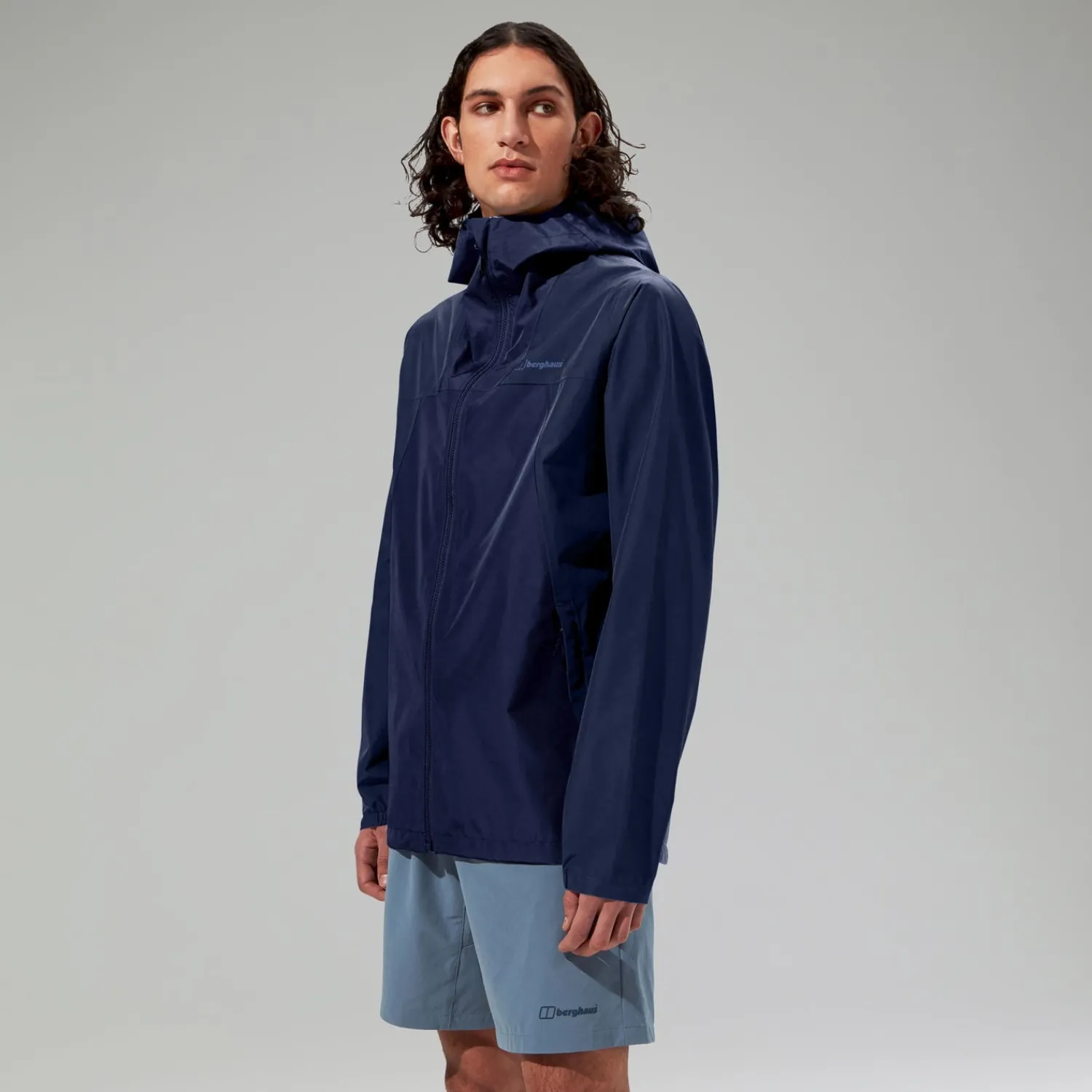 Berghaus Men's Deluge Pro 3.0 Waterproof Jacket Blue Online