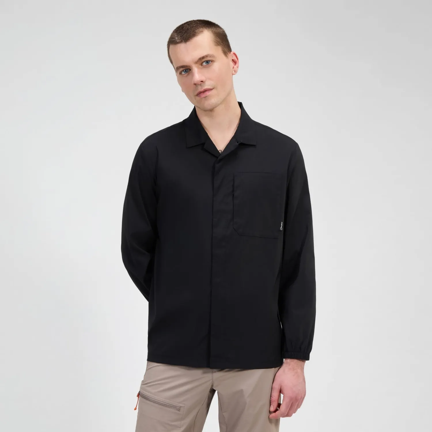 Berghaus Men's Explorer Long Sleeve Overshirt - Black Online