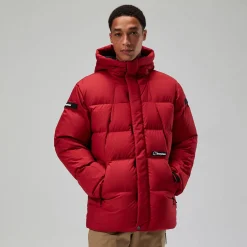 Berghaus Men's Fawdon Down Jacket - Dark Red/Black Hot