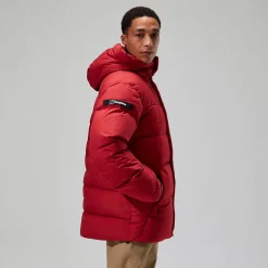 Berghaus Men's Fawdon Down Jacket - Dark Red/Black Hot