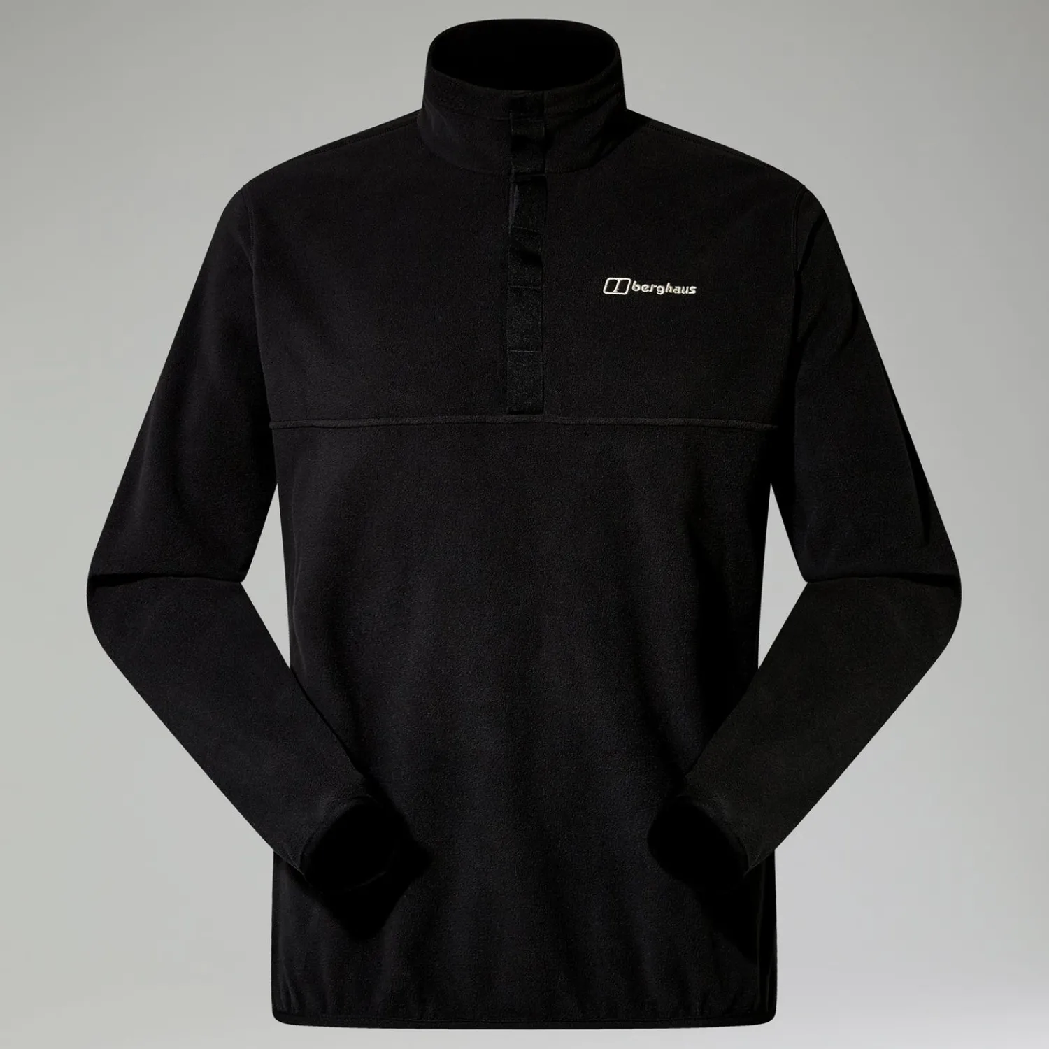 Berghaus Men's Felltop Snap Fleece Pullover - Black Fashion