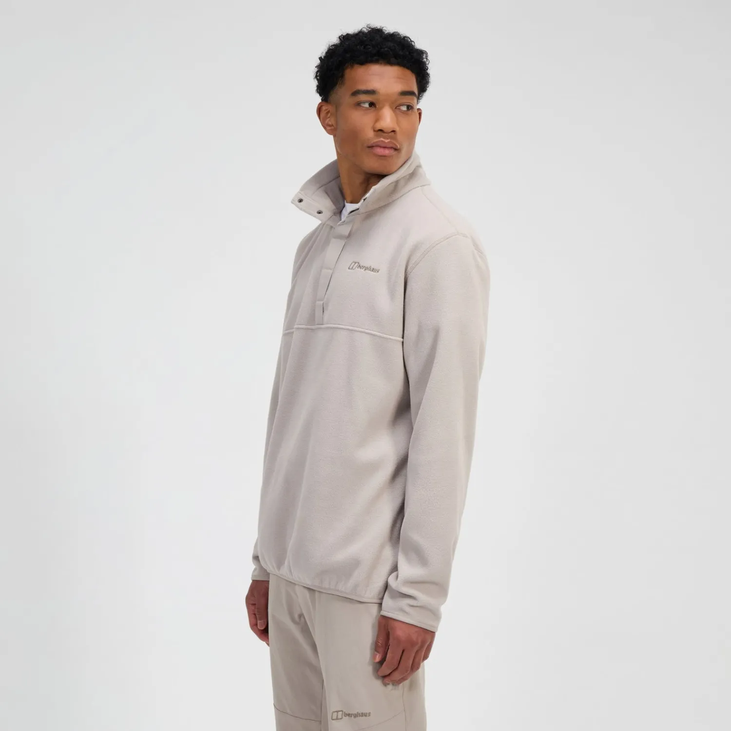 Berghaus Men's Felltop Snap Fleece Pullover - Grey Fashion