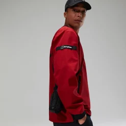 Berghaus Men's Fenham Softshell Crew - Dark red Fashion