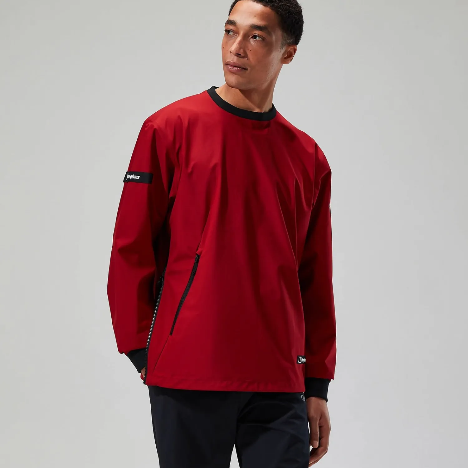 Berghaus Men's Fenham Softshell Crew - Dark red Fashion