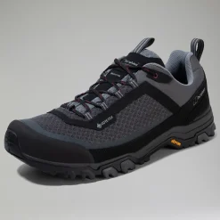 Berghaus Men's Ground Attack Active Gore-Tex Shoe - Black/Dark Grey Fashion