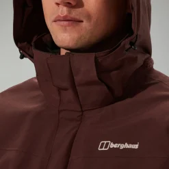 Berghaus Men's Hillwalker InterActive Gore-Tex Waterproof Jacket - Brown New