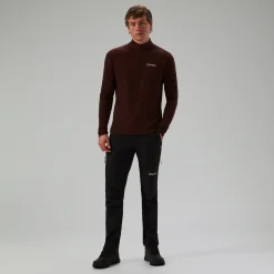 Berghaus Men's Ivyhill Half Zip Top - Brown Outlet