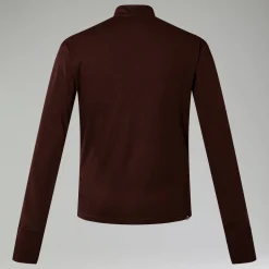 Berghaus Men's Ivyhill Half Zip Top - Brown Outlet