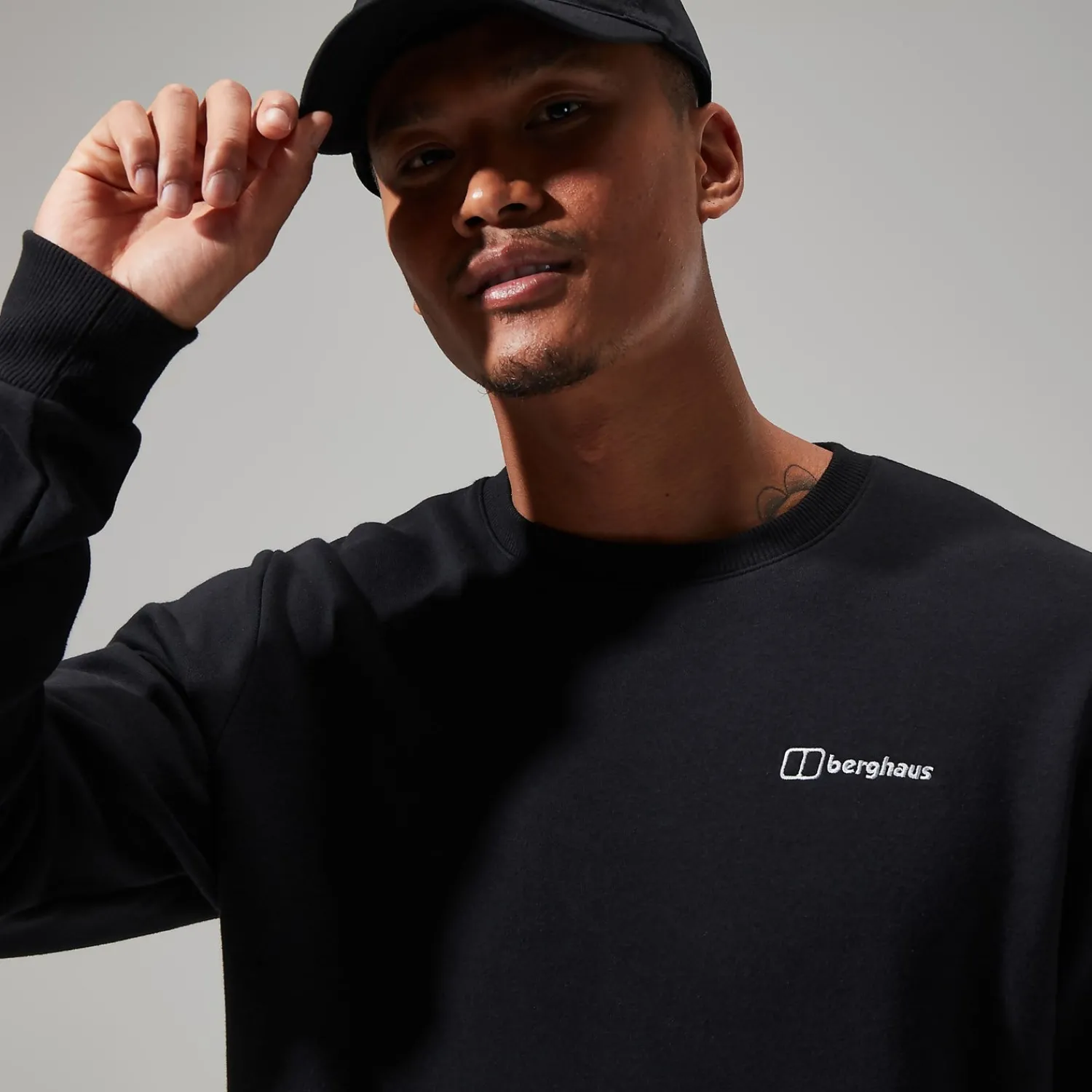 Berghaus Men's Logo Crew Black New