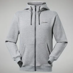 Berghaus Men's Logo FZ Hoody Dark Grey Clearance