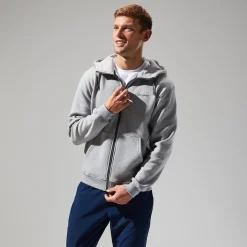 Berghaus Men's Logo FZ Hoody Dark Grey Clearance