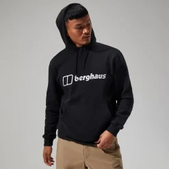 Berghaus Men's Logo Hoody Black New