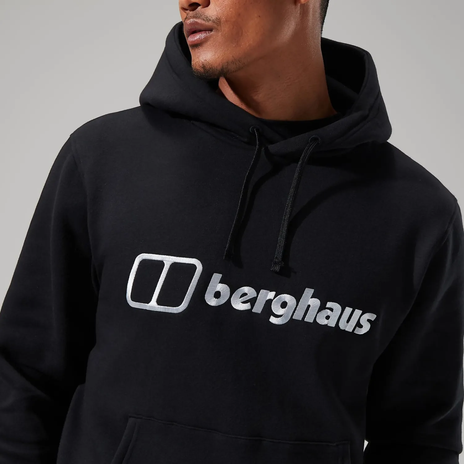 Berghaus Men's Logo Hoody Black New