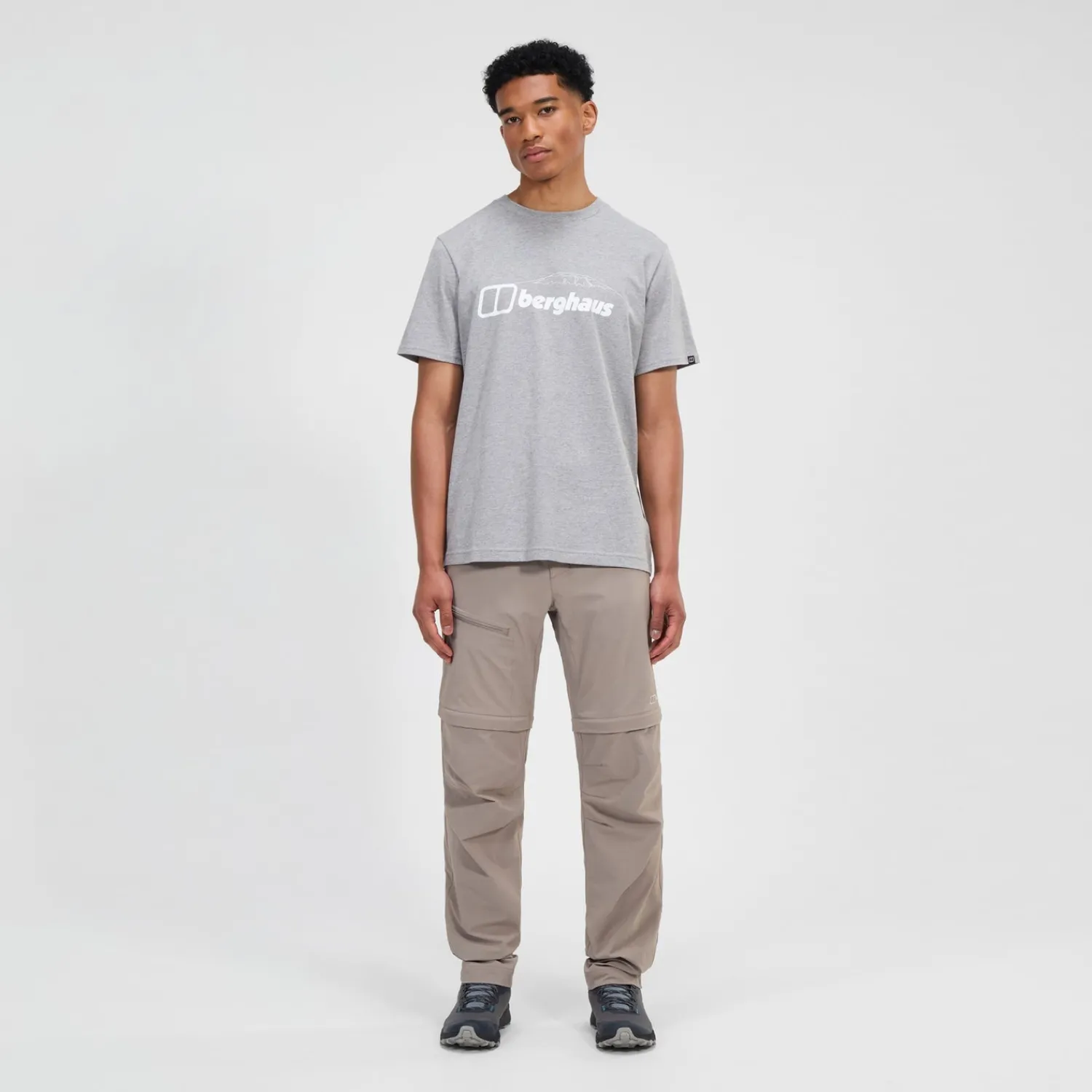 Berghaus Men's Mountain Checklist Short Sleeve Tee - Grey Sale