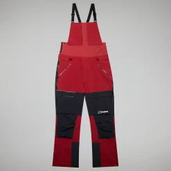 Berghaus Men's MTN Arete Descend GTX Bib Pants - Dark Red/Black Best