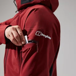Berghaus Men's MTN Arete Descend GTX Jacket - Dark Red/Black Online