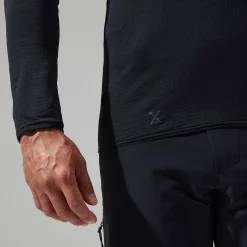 Berghaus Men's MTN Arete LB Half Zip - Black Discount