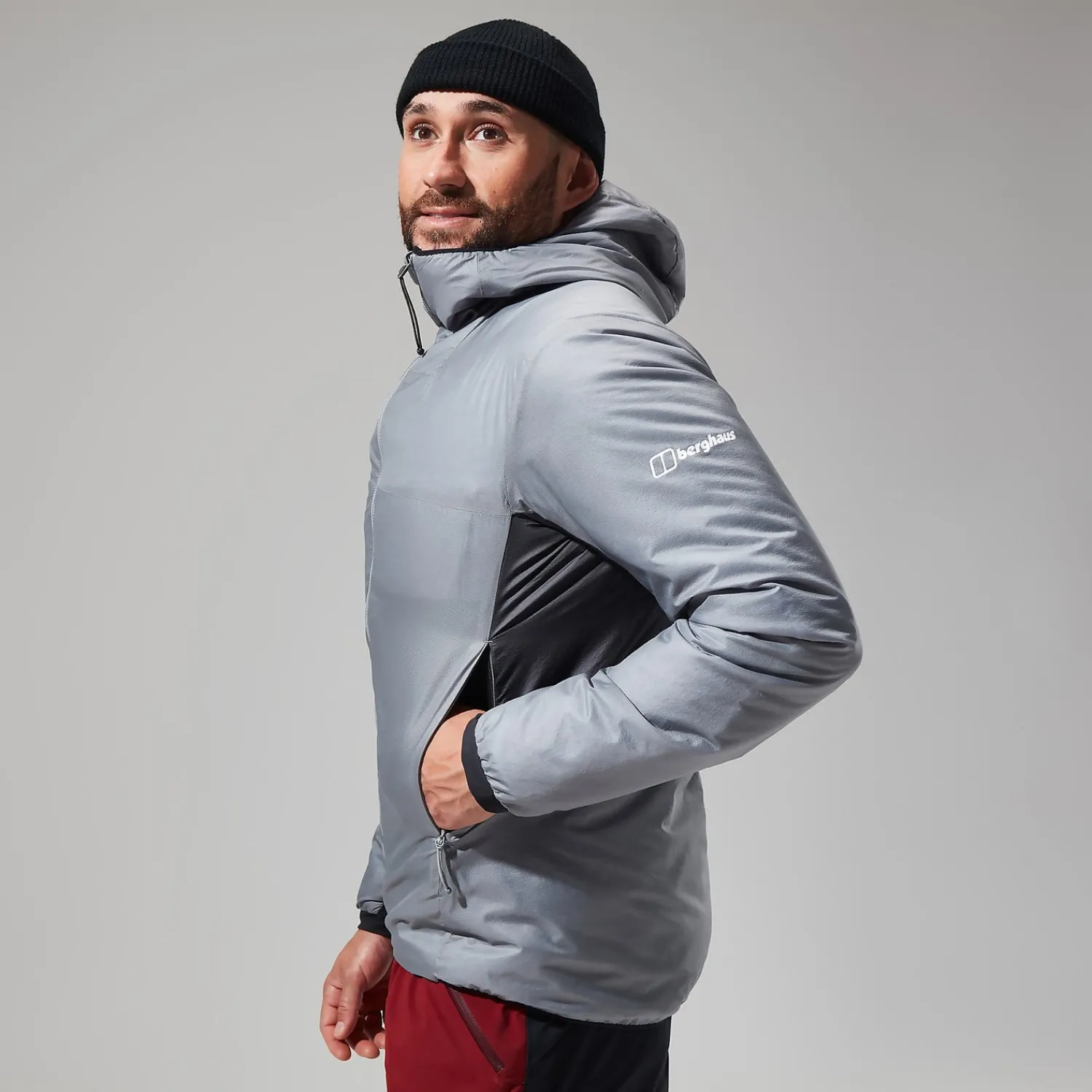 Berghaus Men's MTN Arete LB Synthetic Hoody - Grey Best