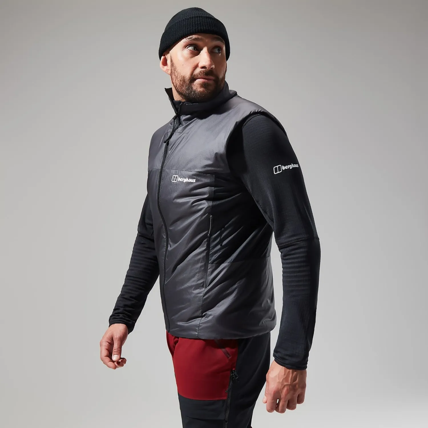Berghaus Men's MTN Arete LB Synthetic Vest - Grey/Black Best
