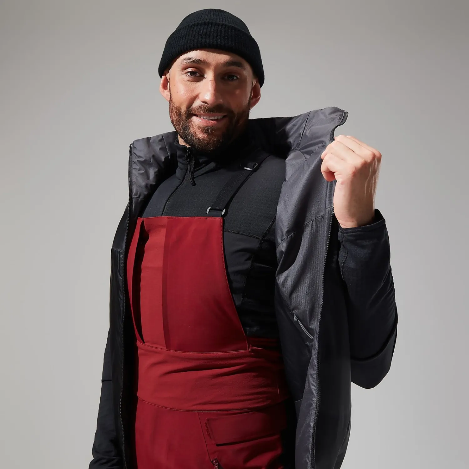 Berghaus Men's MTN Arete LB Synthetic Vest - Grey/Black Best
