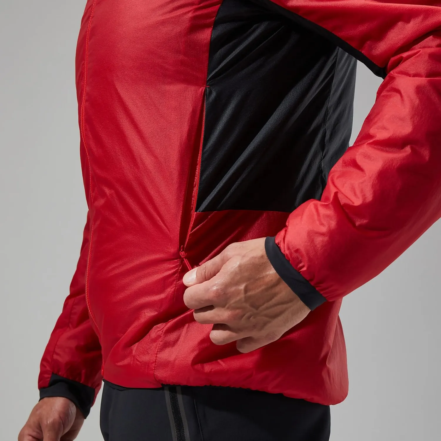 Berghaus Men's MTN Arete LB Synthetic Hoody - Red/Black Online