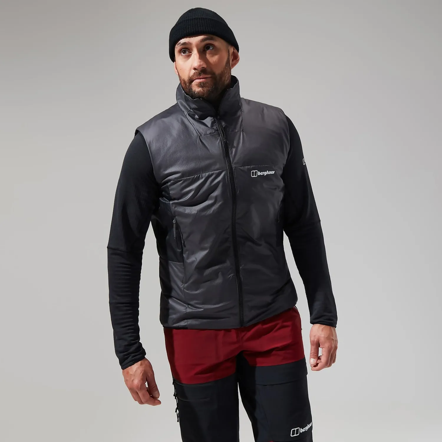 Berghaus Men's MTN Arete LB Synthetic Vest - Grey/Black Best