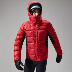 Berghaus Men's MTN Arete Ultra Down Hoody - Red/Black New